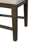 7pc Jasper Extendable Dining Table & Six Upholstered Side Chairs Toasted Walnut - Picket House Furnishings