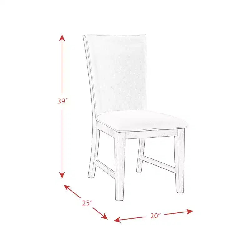 7pc Jasper Extendable Dining Table & Six Upholstered Side Chairs Toasted Walnut - Picket House Furnishings