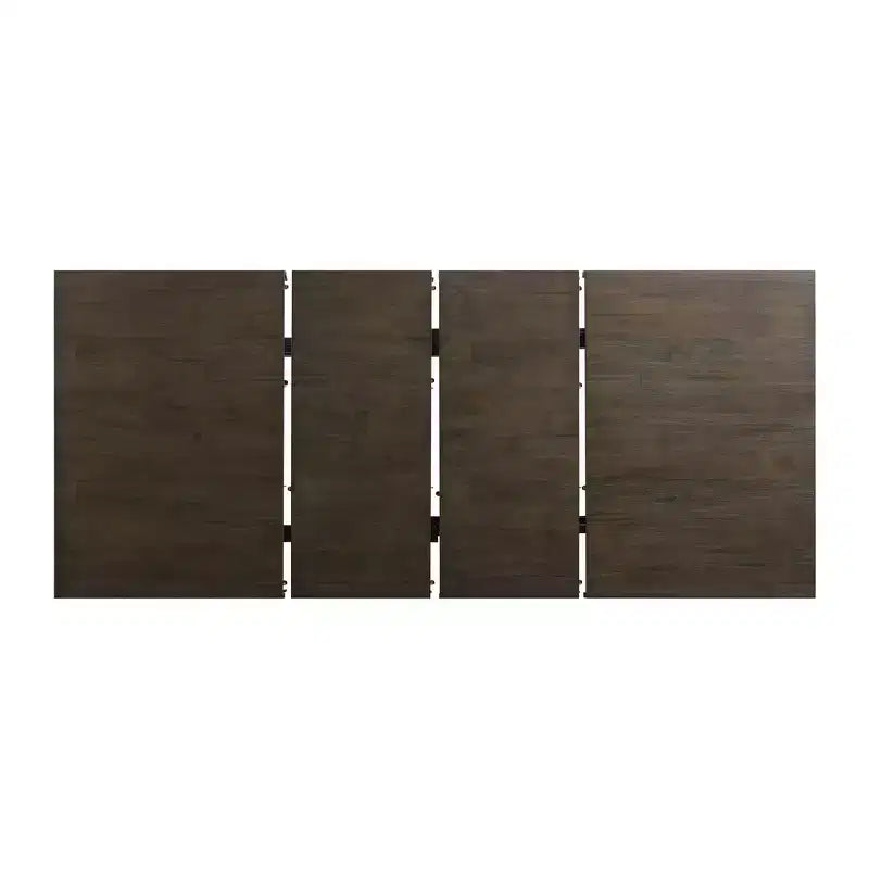 7pc Jasper Extendable Dining Table & Six Upholstered Side Chairs Toasted Walnut - Picket House Furnishings