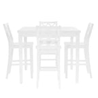 Powell 5pc Shelby Square Counter Height Dining Set White