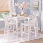 Powell 5pc Shelby Square Counter Height Dining Set White