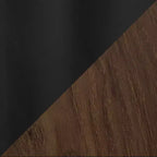 LumiSource Canary Wood Dining Table Black Metal/Walnut