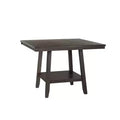 Powell Barnes Counter Height Table with Lazy Susan Gray
