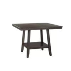 Powell Barnes Counter Height Table with Lazy Susan Gray