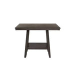 Powell Barnes Counter Height Table with Lazy Susan Gray