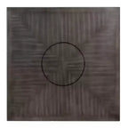 Powell Barnes Counter Height Table with Lazy Susan Gray