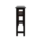 Solid Wood Freestanding 18-Bottle Wine Rack with Shelves Espresso - Flora Home: Pine Construction, 1 Shelf, 33" Height