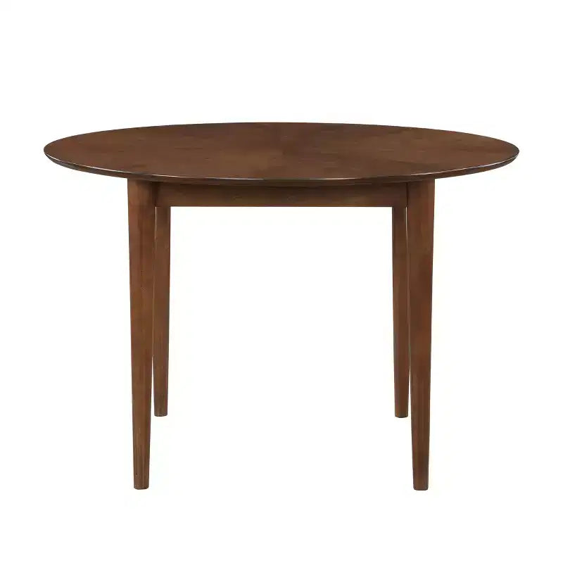 Comfort Pointe Bonito Round Dining Table Walnut Finish