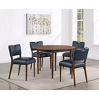 Comfort Pointe Bonito Round Dining Table Walnut Finish