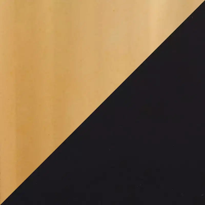 LumiSource Cosmo MDF Dining Table Gold/Black