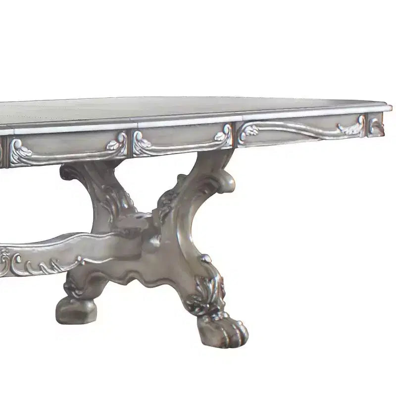 Dresden 136" Dining Tables Vintage Bone White - Acme Furniture