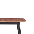 62.99" Lanae Dining Table Natural Black Finish - Acme Furniture