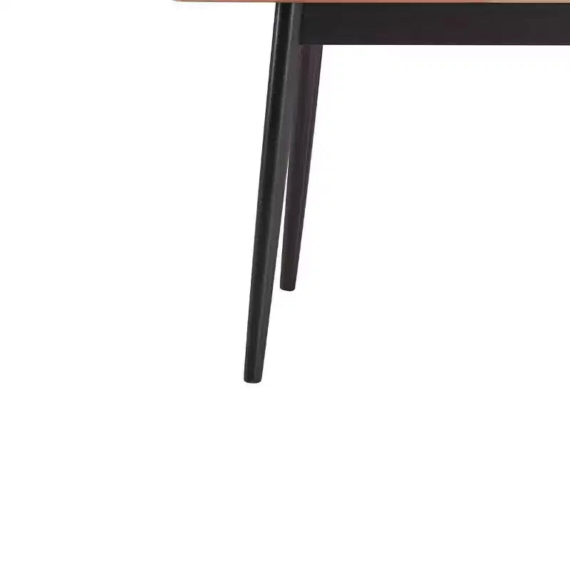 62.99" Lanae Dining Table Natural Black Finish - Acme Furniture