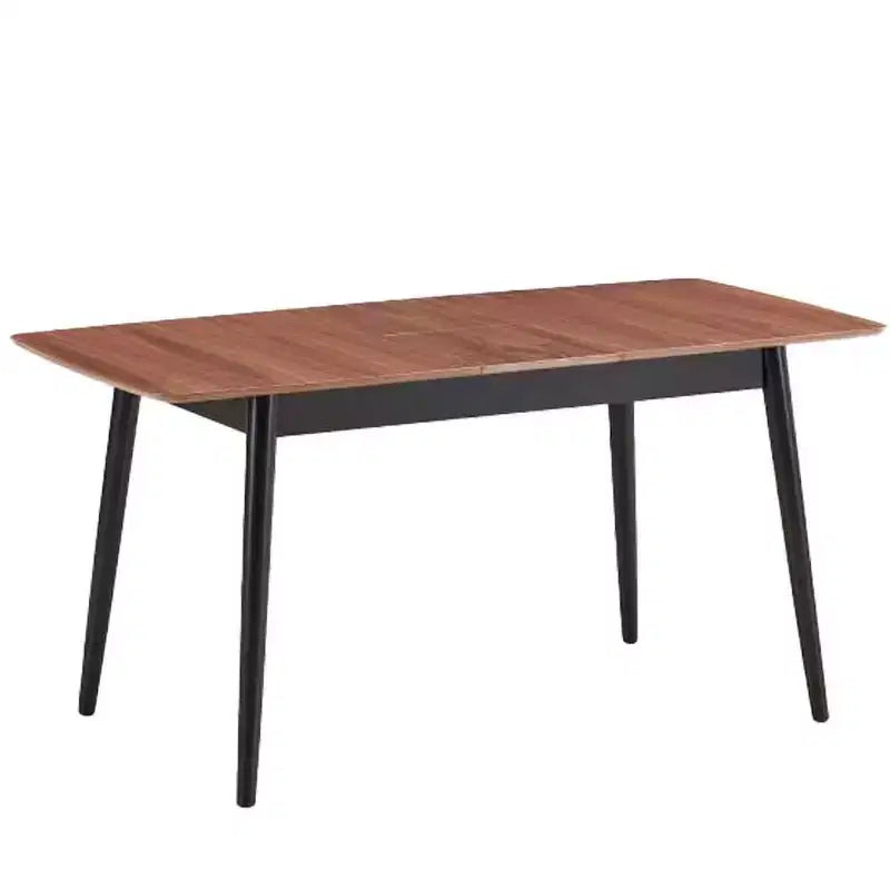 62.99" Lanae Dining Table Natural Black Finish - Acme Furniture