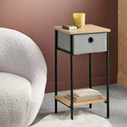 Tavolino con contenitore in tessuto Struttura nera - Room Essentials™