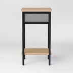 Tavolino con contenitore in tessuto Struttura nera - Room Essentials™