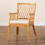 bali & pari Maisa Rattan Arm Chair Light Honey