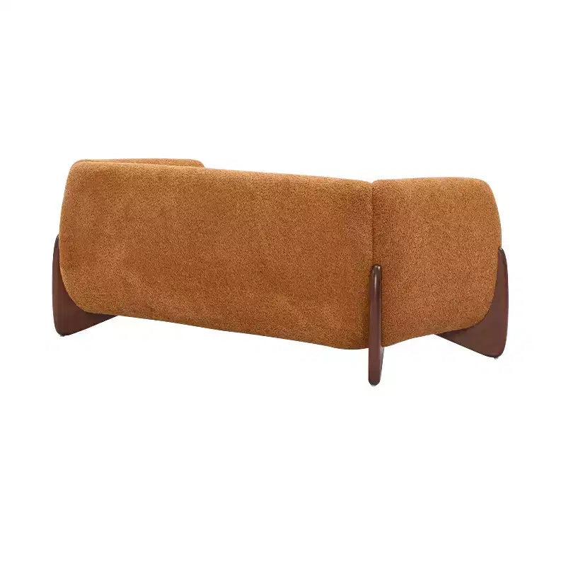 Christopher Knight Home James 63 " Boucle Fabric Loveseat Caramel