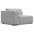 WyndenHall Biggs 2 Seater Sofa and Right Chaise Pale Gray