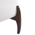 Christopher Knight Home Set of 2 Landon Modern Rubberwood Boucle Upholstered Accent Chairs