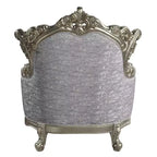 44.5" Miliani Accent Chair Fabric/Antique Bronze Finish - Acme Furniture