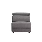Acme Furniture Alwin Accent Chair Dark Gray Fabric