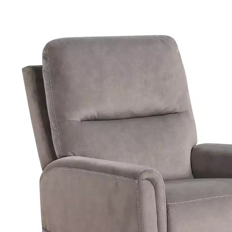 HOMES: Poltrona reclinabile Nightfall Flannelette con alzapersona, riscaldamento e massaggio grigia