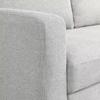 Serta Hans Convertible Loveseat Woven Linen