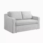 Serta Hans Convertible Loveseat Woven Linen