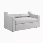 Serta Hans Convertible Loveseat Woven Linen