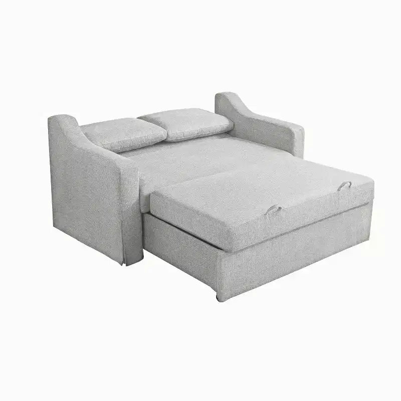 Serta Hans Convertible Loveseat Woven Linen