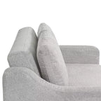 Serta Hans Convertible Loveseat Woven Linen