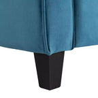 Lifestyle Solutions Harper Chair Blue Velvet