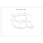 WyndenHall Biggs Center Module Pale Gray