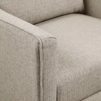 Martha Stewart Christian Swivel Armchair Natural