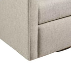 Martha Stewart Christian Swivel Armchair Natural