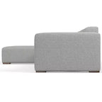 WyndenHall Biggs 2 Seater Sofa and Left Chaise Pale Gray