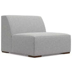 WyndenHall Biggs 2 Seater Sofa and Left Chaise Pale Gray