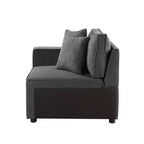 28" Silvester Gray Fabric - Acme Furniture: Upholstered Accent Chair, Wood Frame, No Assembly Required