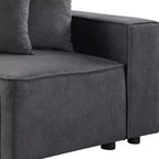 28" Silvester Gray Fabric - Acme Furniture: Upholstered Accent Chair, Wood Frame, No Assembly Required