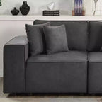 28" Silvester Gray Fabric - Acme Furniture: Upholstered Accent Chair, Wood Frame, No Assembly Required