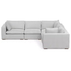 WyndenHall Marlee Corner Sectional Cloud Gray