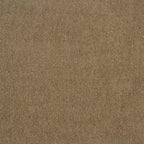 Poltrona girevole accentata HomePop imbottita, color cammello chiaro