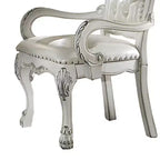Poltrona Dresden Accent 21" in similpelle finitura bianco osso - Acme Furniture: trapuntata, nessun assemblaggio richiesto, struttura in legno composito