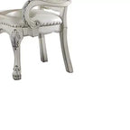 Poltrona Dresden Accent 21" in similpelle finitura bianco osso - Acme Furniture: trapuntata, nessun assemblaggio richiesto, struttura in legno composito