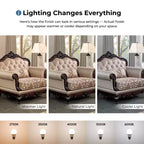 HOMES: Inside + Out Alsace Arm Chair Traditional Button Tufted Dark Cherry/Light Brown
