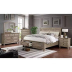 2pc Queen Bed and Chest Set Gray - HOMES: Inside + Out