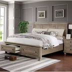 2pc Queen Bed and Chest Set Gray - HOMES: Inside + Out