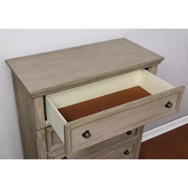 2pc Queen Bed and Chest Set Gray - HOMES: Inside + Out