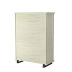 Festivo 2pz Cassettiera Contemporanea a 9 Cassetti e Comodino a 5 Cassetti da 38" Set Bianco Sporco Effetto Segato: Mobile Contenitore per Camera da Letto con Montaggio da Adulti Richiesto